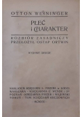 Płeć i charakter , 1921 r.