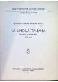 La lingua italiana