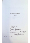 Prace wybrane Tom V Z teorii literatury i badań literackich