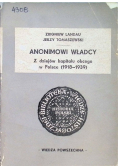 Anonimowi władcy Z dziejów kapitału obcego w Polsce