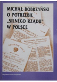 O potrzebie silnego rządu w Polsce