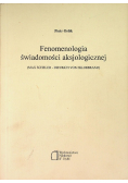 Fenomenologia świadomości aksjologicznej