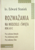 Rozważania na niedziele i święta rok A B C