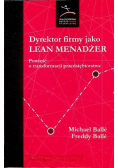 Dyrektor firmy jako Lean Menadżer