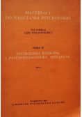 Psychologia kliniczna i psychopedagogika specjalna Tom 2