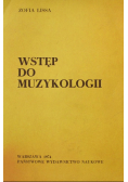 Wstęp do muzykologii