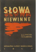Słowa niewinne 1947 r.