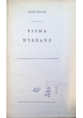 Kuo Mo Żo pisma wybrane