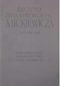 Kronika życia i twórczości Mickiewicza lata 1798-1824