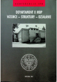 Departament X MBP Wzorce struktury działanie