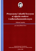 Przyczyny i skutki kryzysu w ujęciu makro i mikroekonomicznym