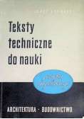 Teksty techniczne do nauki języka angielskiego