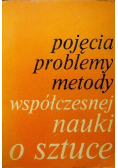 Pojęcia problemy metody współczesnej nauki o sztuce
