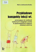 Przykładowe konspekty lekcji wf
