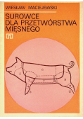 Surowce dla przetwórstwa mięsnego