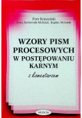 Wzory pism procesowych w postępowaniu karnym z komentarzem