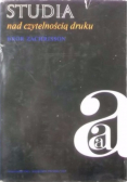 Studia nad czytelnością druku