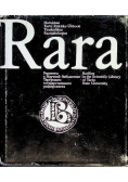 Rara. Rarities in the Scientific Library of Tartu State University.