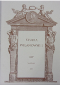 Studia Wilanowskie XIV