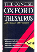 The Concise Oxford Thesaurus