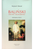 Baliński Smutny młodzieniec Biografia poety