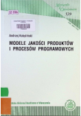 Modele jakości produktów i procesów programowych