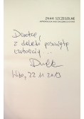 Znaki szczególne Antropologia jako ćwiczenie duchowe