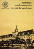 1500 lecie upadku cesarstwa zachodniorzymskiego