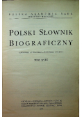 Polski słownik biograficzny Tom XVIII