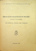 Bibliografia dialektologii polskiej