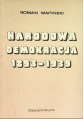 Narodowa demokracja 1893 - 1939