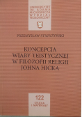 Koncepcja wiary teistycznej w filozofii religii Johna Hicka
