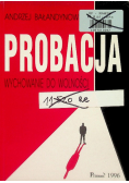 Probacja. Wychowanie do wolności