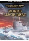 Mokre liście dębu