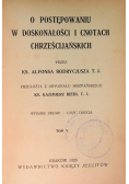 O postępowaniu w doskonałości i cnotach chrześcijańskich Tom V, 1929 r.