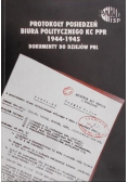 Protokoły posiedzeń biura politycznego KC PPR 1994 - 1945  Dokumenty do dziejów PRL