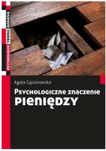 Psychologiczne znaczenie pięniędzy