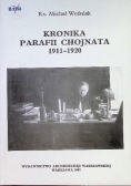 Kronika parafii Chojnata 1911-1920