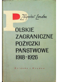 Polskie zagraniczne pożyczki państwowe 1918 - 1926