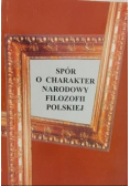 Spór o charakter narodowy filozofii polskiej