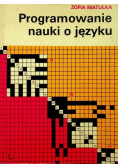 Programowanie nauki o języku