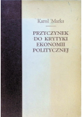 Przyczynek do krytyki ekonomii politycznej