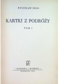 Kartki z podróży Tom I 1950 r