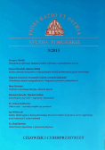 Fides Ratio et Patria. Studia toruńskie 3/15