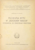 Filozofia bytu w Beniamin Major