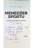 Menedżer sportu. Zarządzanie klubem w praktyce