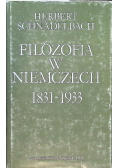 Filozofia w Niemczech 1831-1933