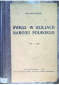 Święci w dziejach narodu polskiego Tom I 1937 r.