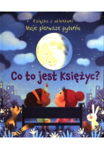 Książka z okienkami Moje pierwsze pytania Co to jest księżyc?