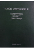 Sobór watykański II Konstytucje dekrety deklaracje